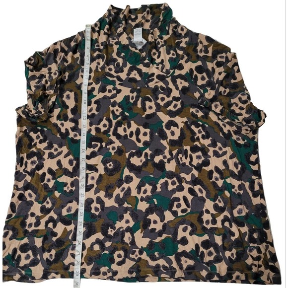 Gillian Grey Plus Size 3X Camouflage Print Tunic Skirt Set See Description - Picture 5 of 10